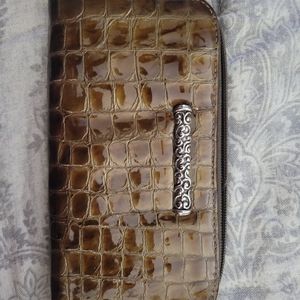 Brown shiny wallet